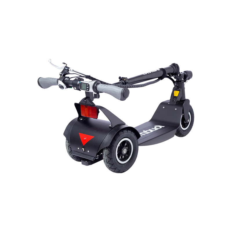 Scooter eléctrico de tres ruedas de peso ligero, plegable portátil, alta estabilidad y seguridad, batería LG Li, distancia de largo alcance, aprobado por CE